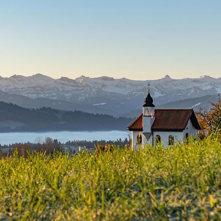Ferienwohnung Bergpfote - Hund Herzlich Willkommen Scheidegg Bagian luar foto