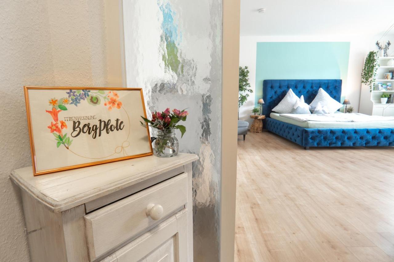 Ferienwohnung Bergpfote - Hund Herzlich Willkommen Scheidegg Bagian luar foto