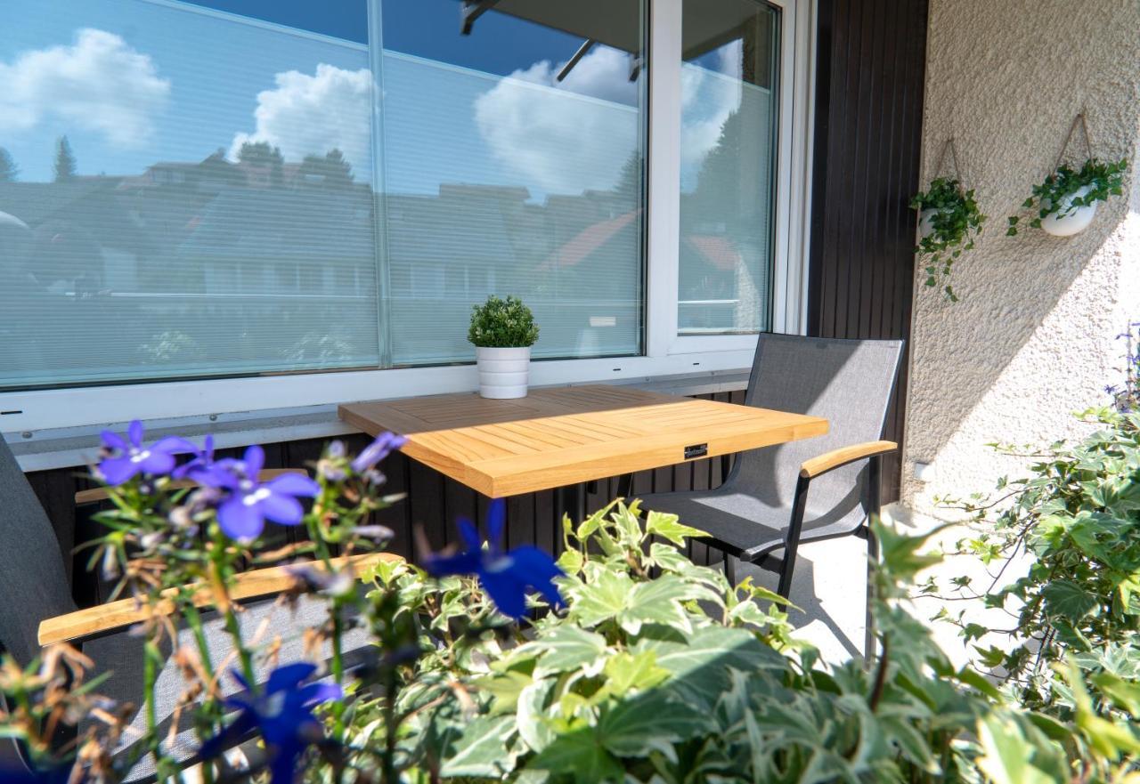 Ferienwohnung Bergpfote - Hund Herzlich Willkommen Scheidegg Bagian luar foto